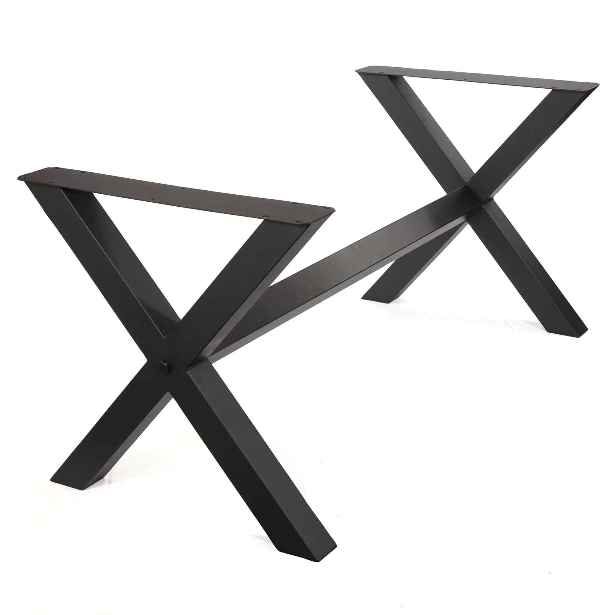 SS024 - X-Shaped Dining Table Base w/Stretcher