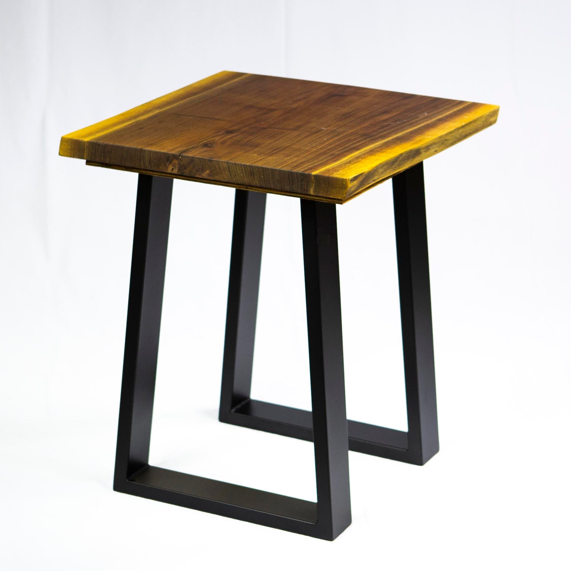 SS260 Trapezoid End Table Legs, Black Powder Coated 56cm x 31cm