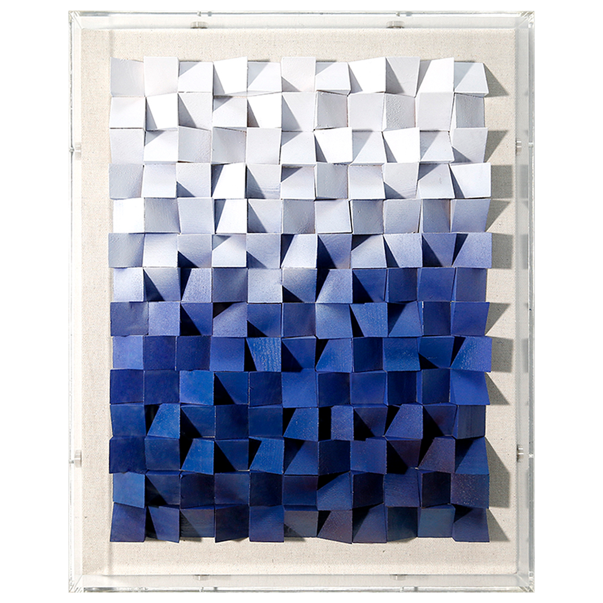 Wooden blocks II wall art 3D art BDOC1002A - 40*50cm