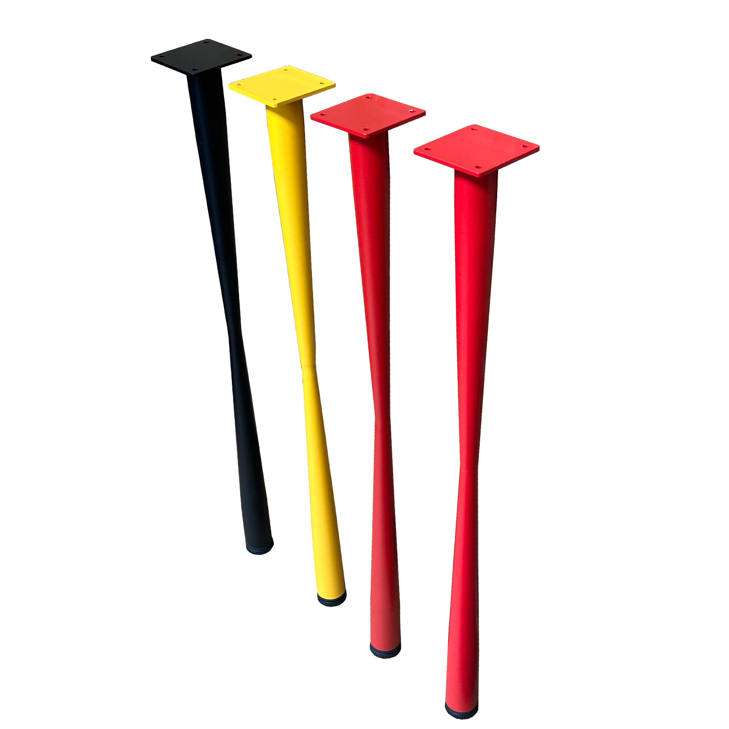 G800726-C-71cm Straight Dining Table Legs 71cm H, 3 Colors - Set/4