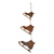 LU0202 Pendant Boost - rusted metal arts in garden