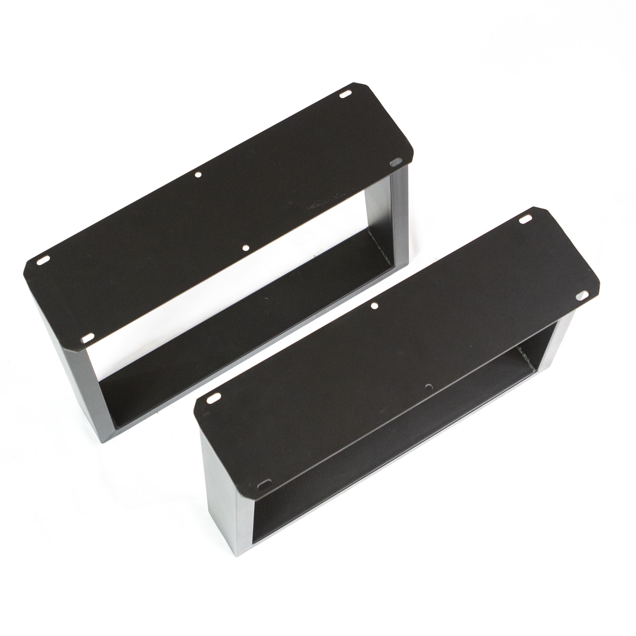 SS220N Trapezoid Coffee Table Legs, Narrow Top, 1 Pair 43cm X 41cm