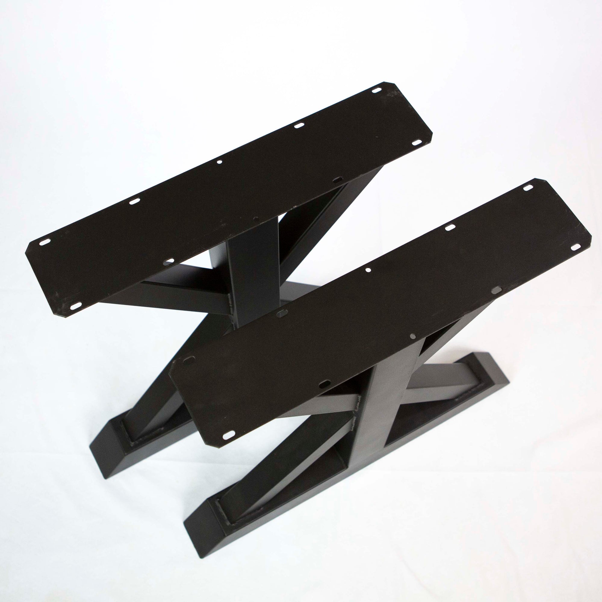 SS510 Trestle Dining Table Legs (For heavy table tops), 1 Pair, 71 x 56cm
