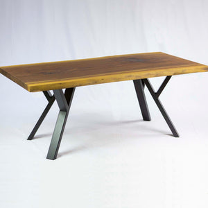 SS1200 Y-shape 400mm Coffee Table Legs, Black Powder Coated, Set/4