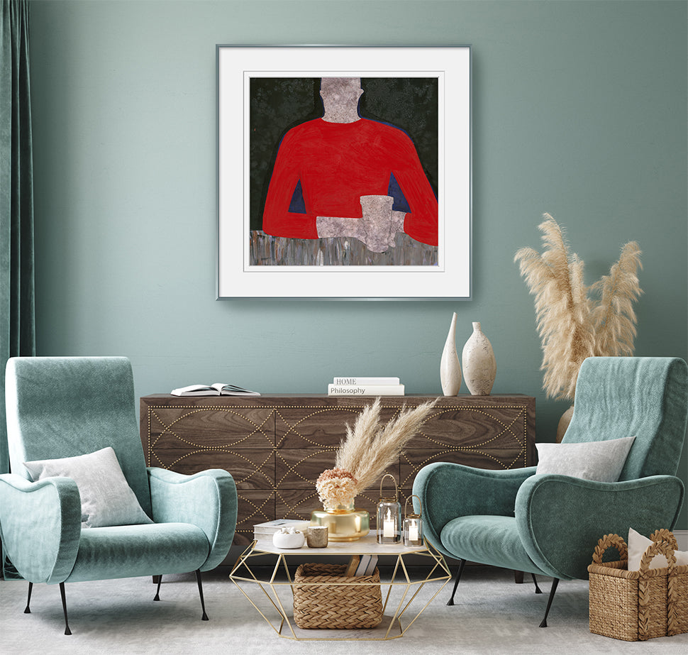 Relaxing time Abstract art Wall art  AARA0001A - 75*75cm
