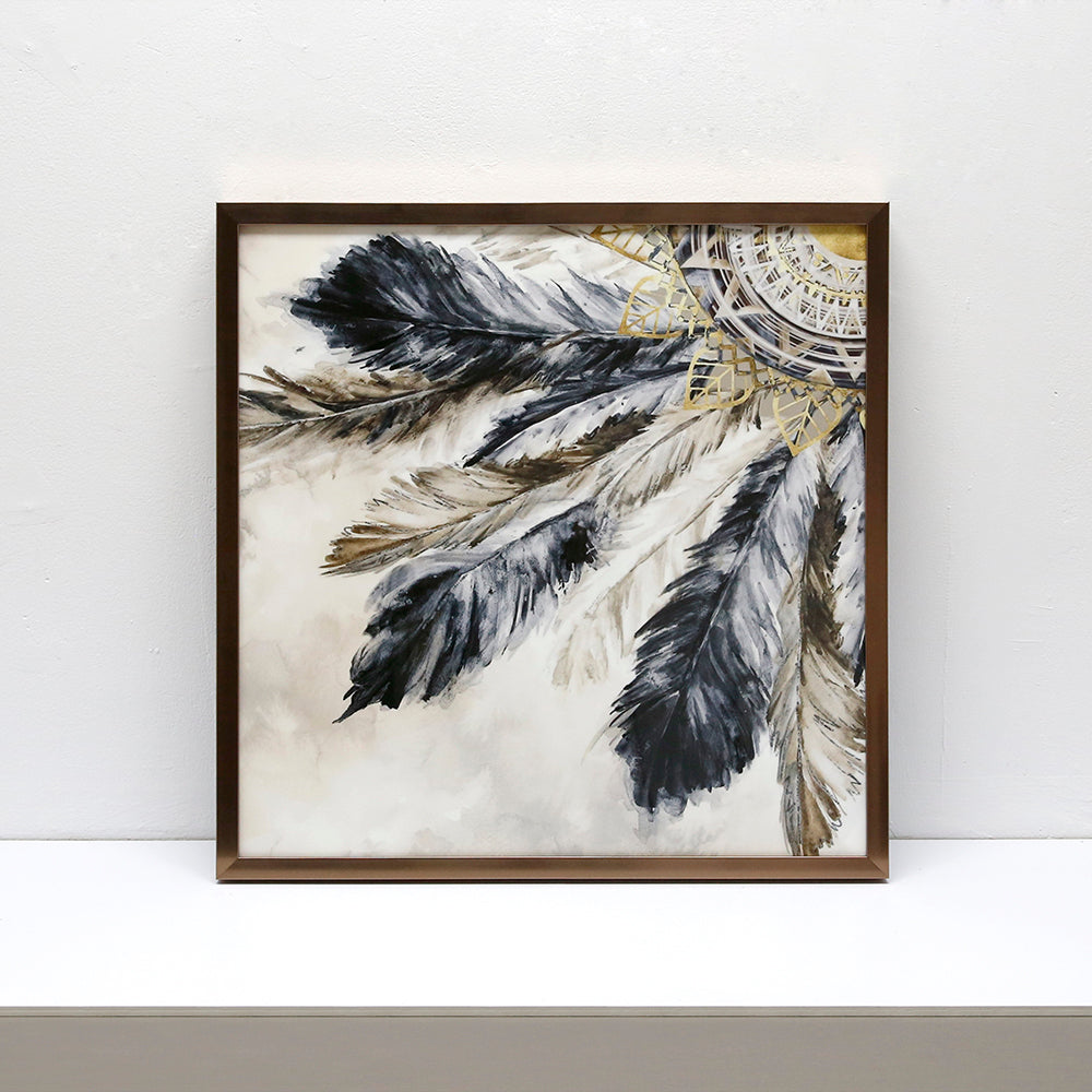 Feathers I Wall art ARDK1007A - 60*60cm