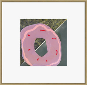 Pink donut Wall art ASBA4031A - 50*50cm