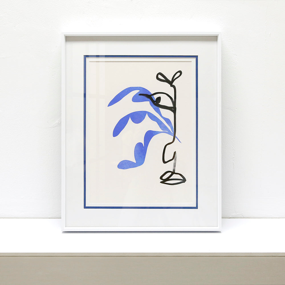 Blue Flowers  Abstract Art Wall art ASCB0006A - 40*50cm