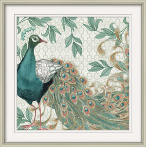 Green Peafowl I Wall Arts ASDB2002A - 60*60cm