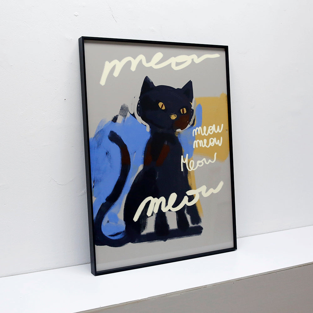 Black Cat Wall arts ASEB1009A - 60*80cm