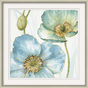 Blue flowers IV Wall art ASJA1191A - 60*60cm