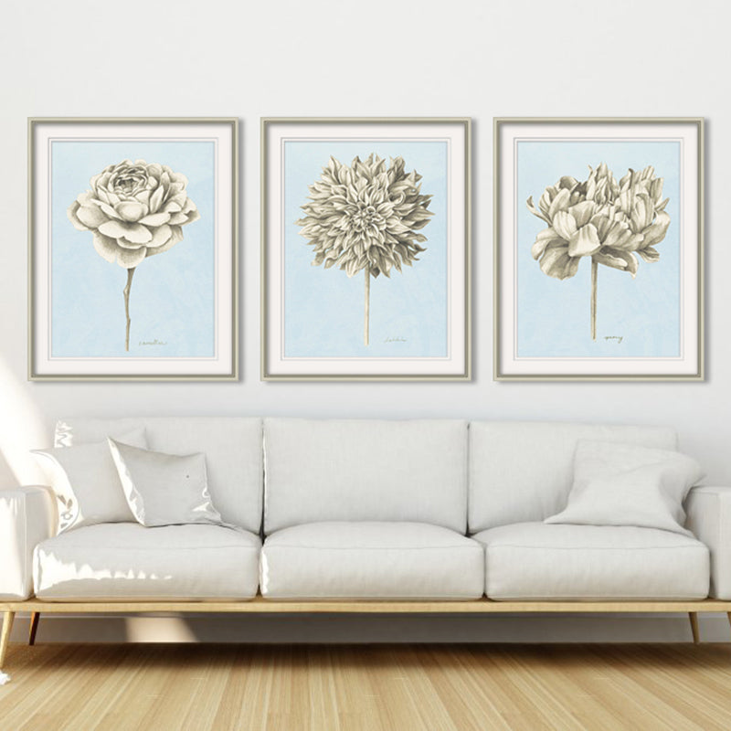 Flower sketch III Wall art ASJA1193C - 60*80cm
