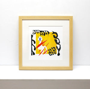 Abstract tiger Wall art  ASPG1001D - 60*60cm