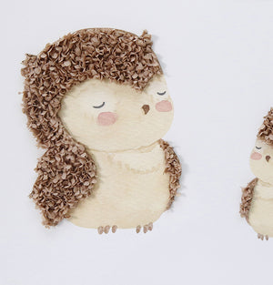 Baby Owl and Mom 3D Wall Art CHOA2006A - 60*45cm