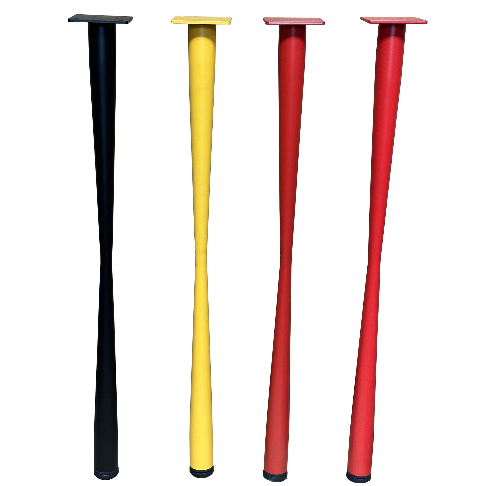 G800726-C-710mm Straight Dining Table Legs 71cm H, 3 Colors - Set/4