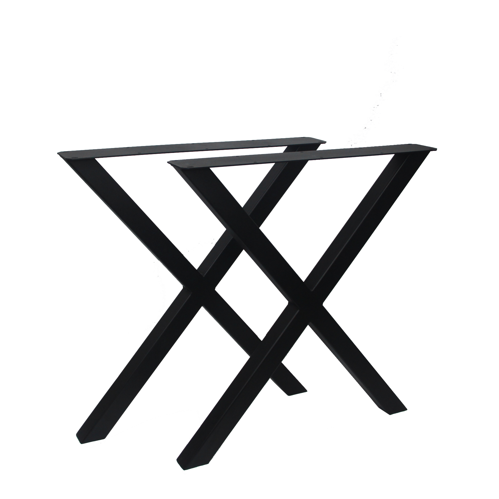 * W5037A2 Heavy Duty Dining Table X Legs, 1 Pair (Set of 2 legs) 71cm tall 66cm wide