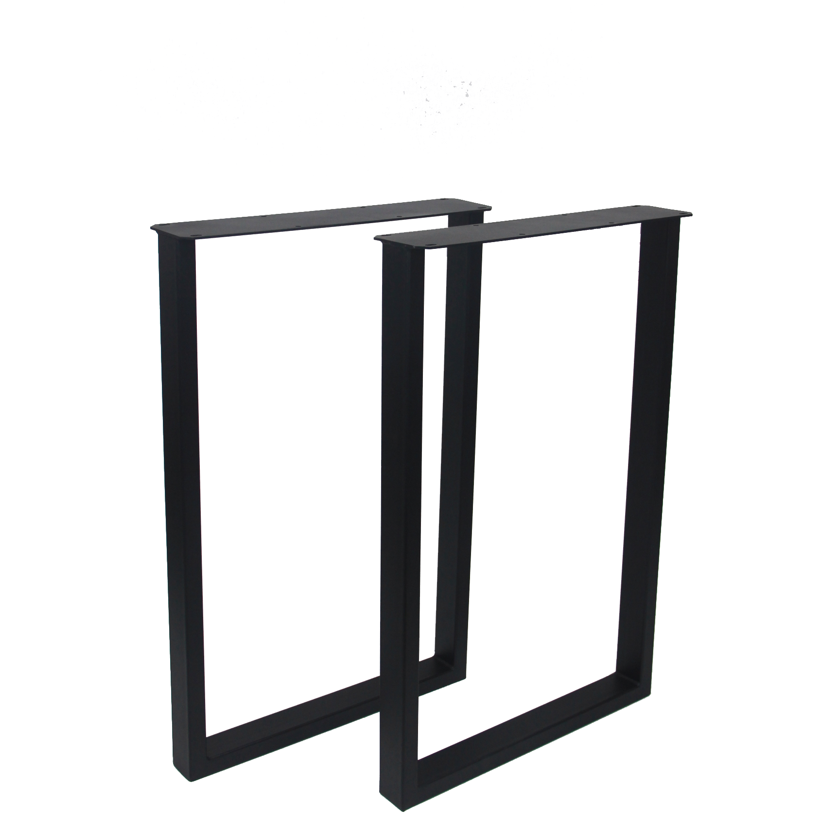 W5033BW Writing desk table U legs, 1 Pair (Set of 2 legs) 71cm tall 46cm wide