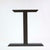 SS810 Tee Shape Dining Table legs, 1 Pair, Black Powder Coated, 71 x 50cm
