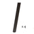 SS910 Angled Dining Table Legs 71cm H, Black Powder Coated, Set/4