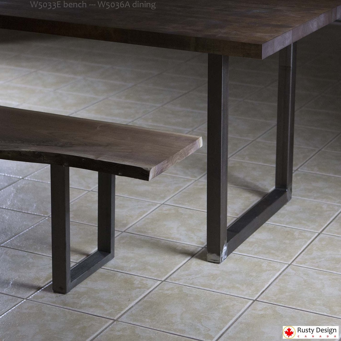 W5036A PLUS Dining Table U Legs, 1 Pair (Set of 2 legs) 71cm tall 66cm wide