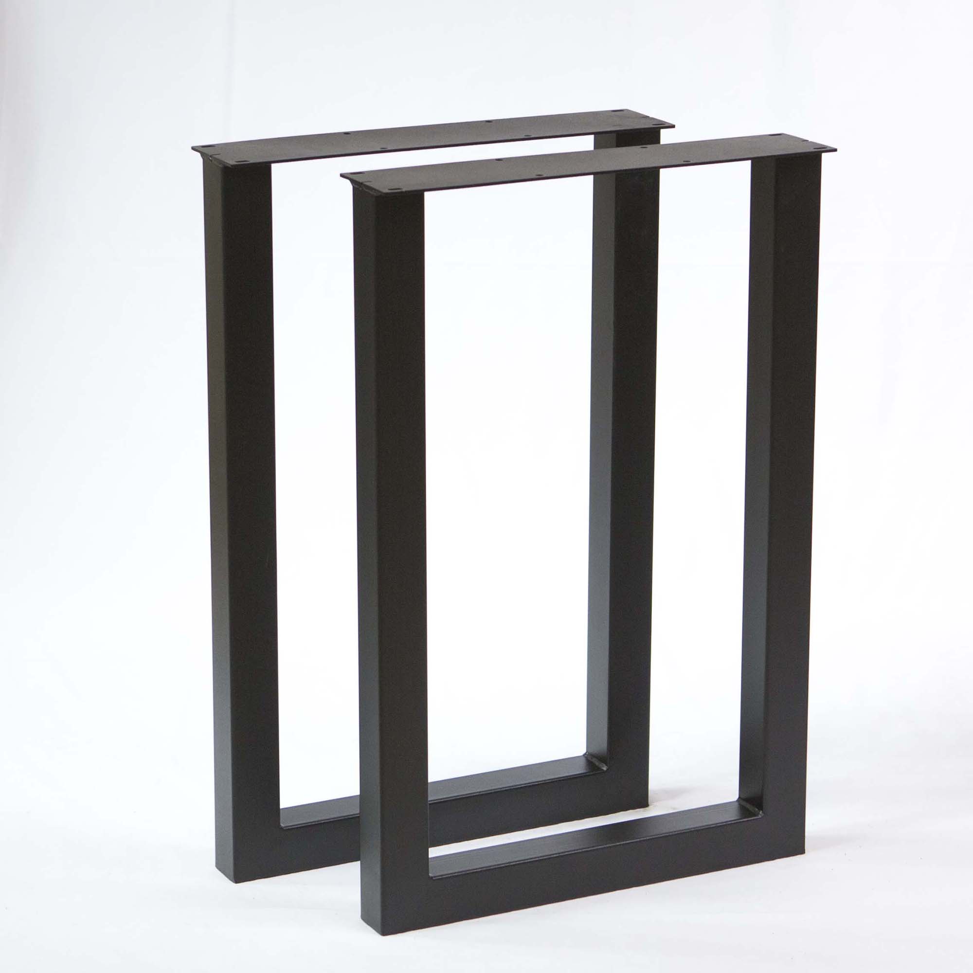 W5036BW2 Heavy duty Writing desk table U legs, 1 Pair  71cm tall 46cm wide