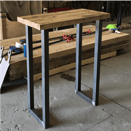Steel bar table online legs